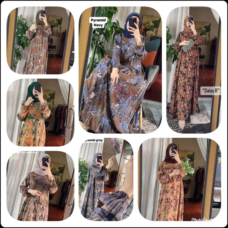 YUMNA SERIES, SHEERIN DAN AMARA DRESS ORI BY JANNAT