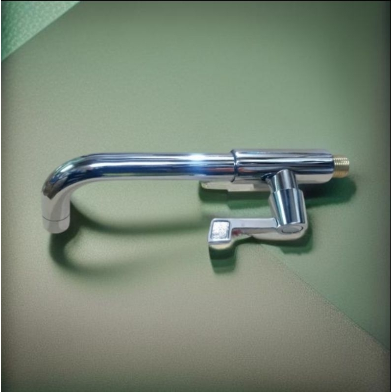 KRAN WASTAFEL TEMBOK KUNINGAN/KRAN CUCI PIRING DINDING