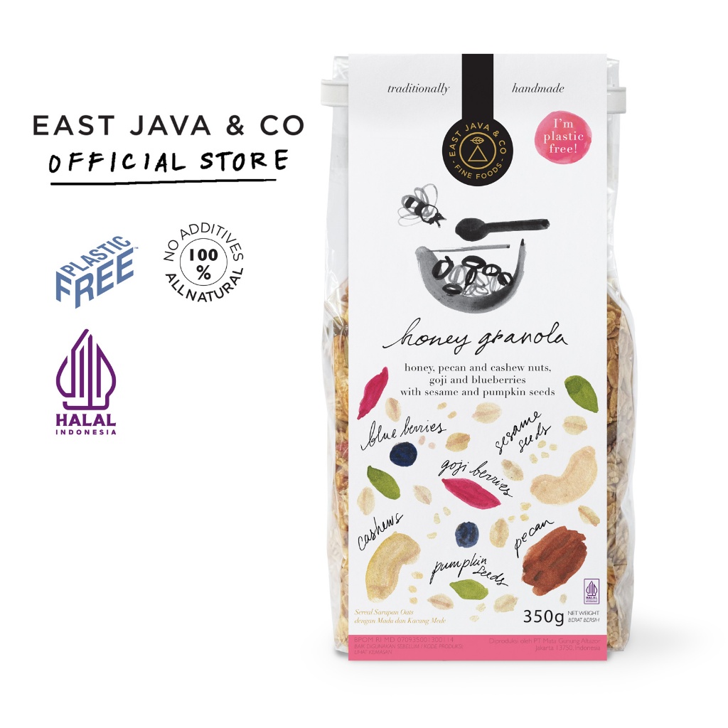 

East Java & Co Honey Granola - 350g