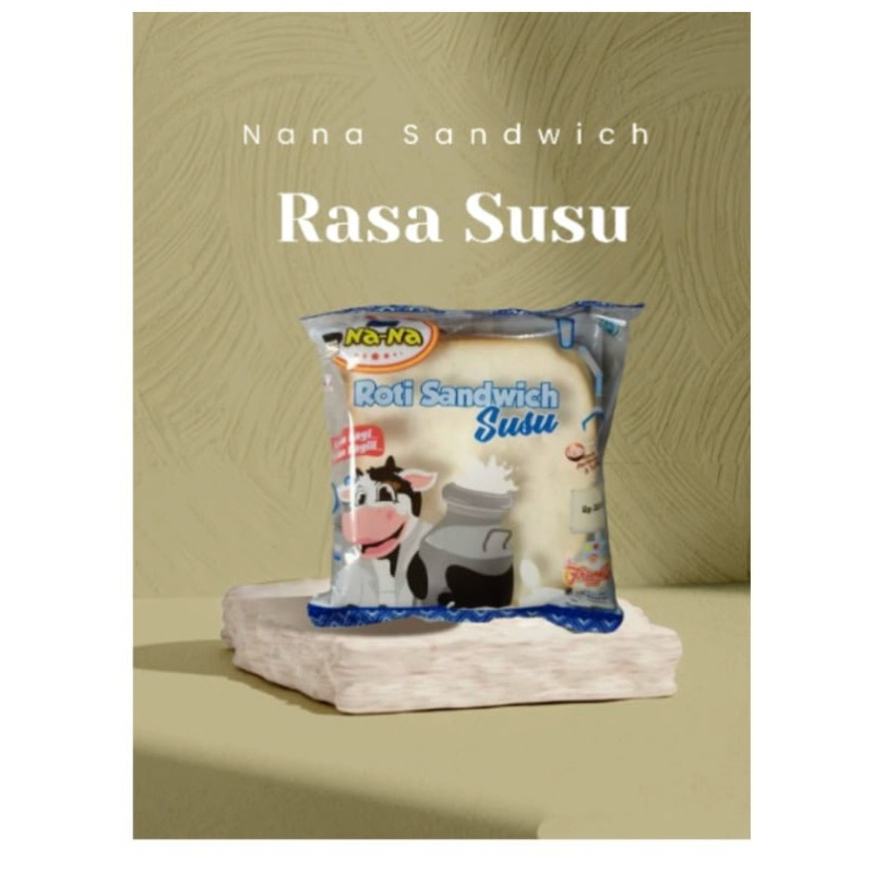 

Roti Nana murah sandwich Rasa susu