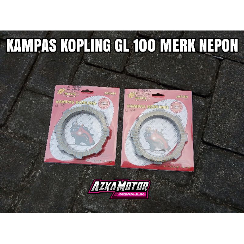 Kampas kopling GL 100 Nepon Japan racing
