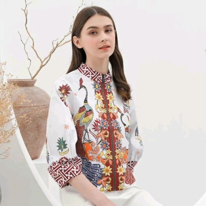 Size Standar : Jaket Bomber Batik Wanita / Jaket Batik Wanita/ Outer Batik #135