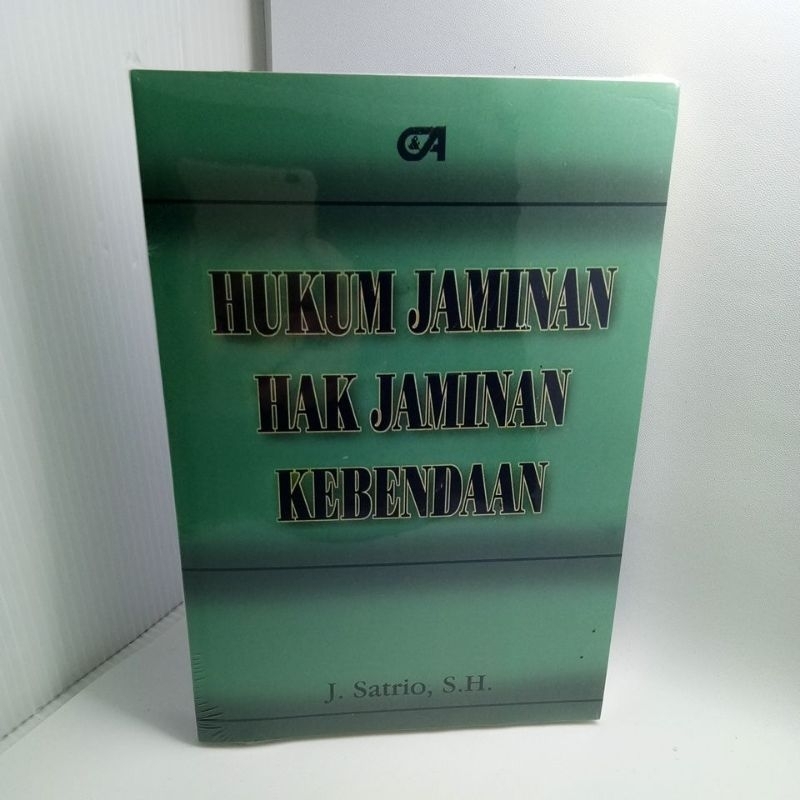 Buku Hukum Jaminan Hak Jaminan Kebendaan