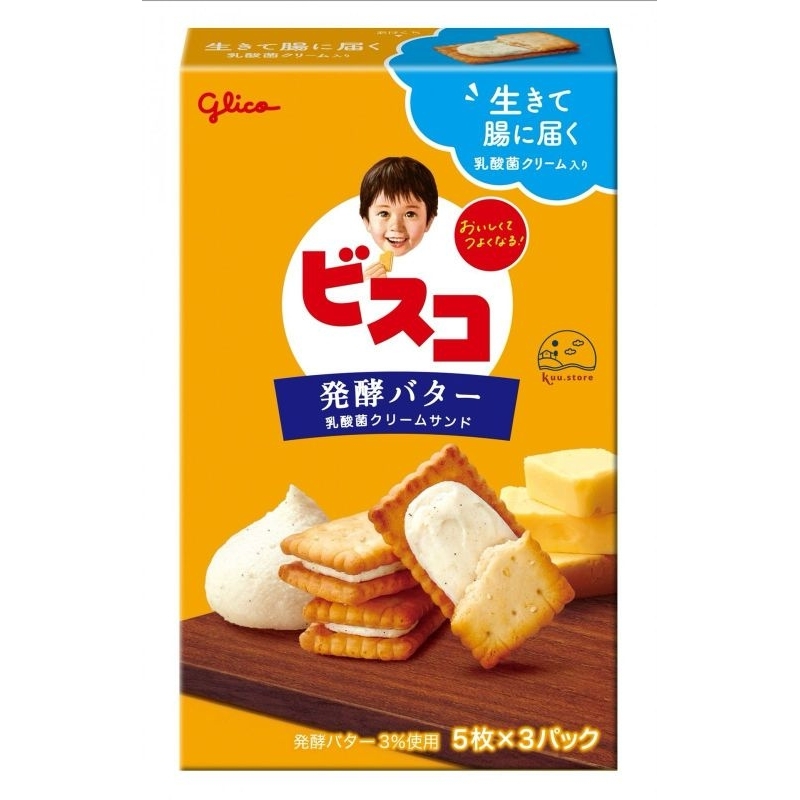 

GLICO BISCO FERMENTED BUTTER - CEMILAN JAPAN - BISKUIT ANAK ANAK