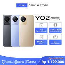 VIVO  Y02 RAM 3/32 TERBARU HARGA SEJUTAAN