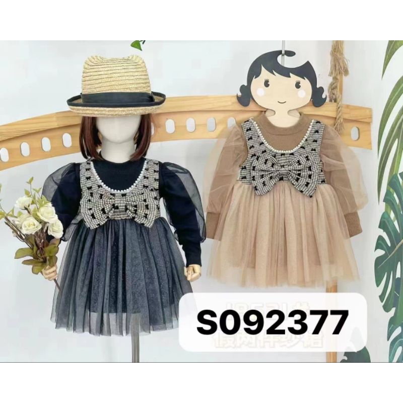 Dress anak import 1-3tahun