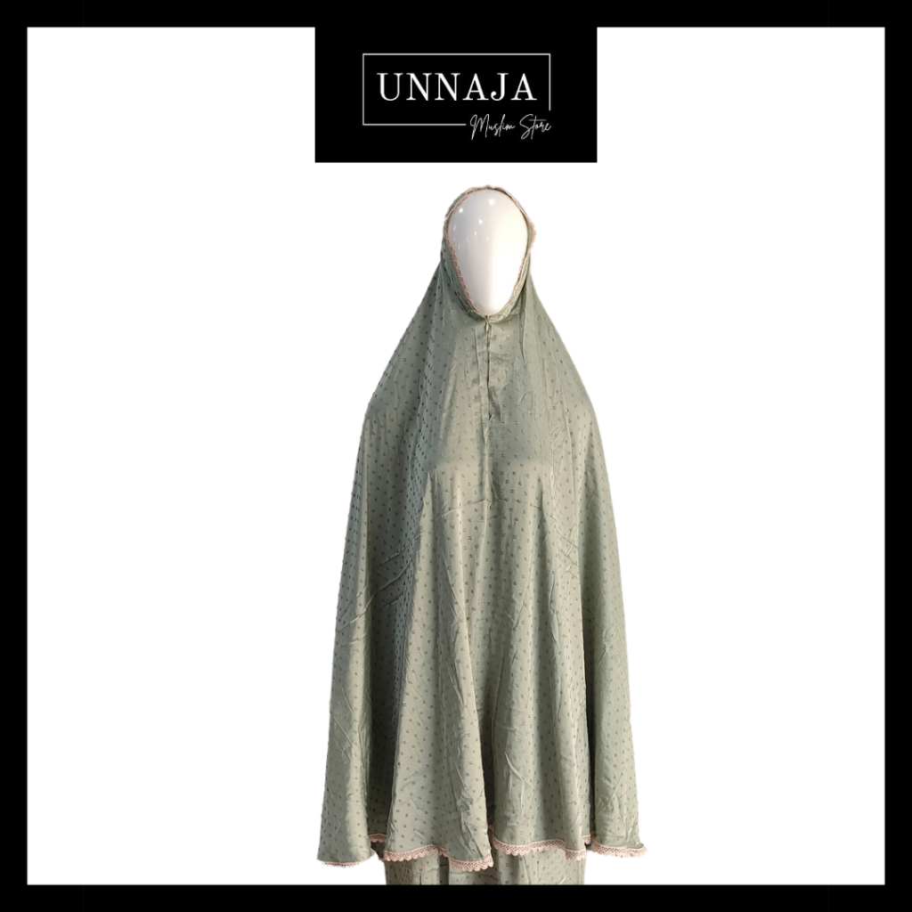 UMS-Mukena Silk Motif Timbul / Mukena Adem / Mukena Silk