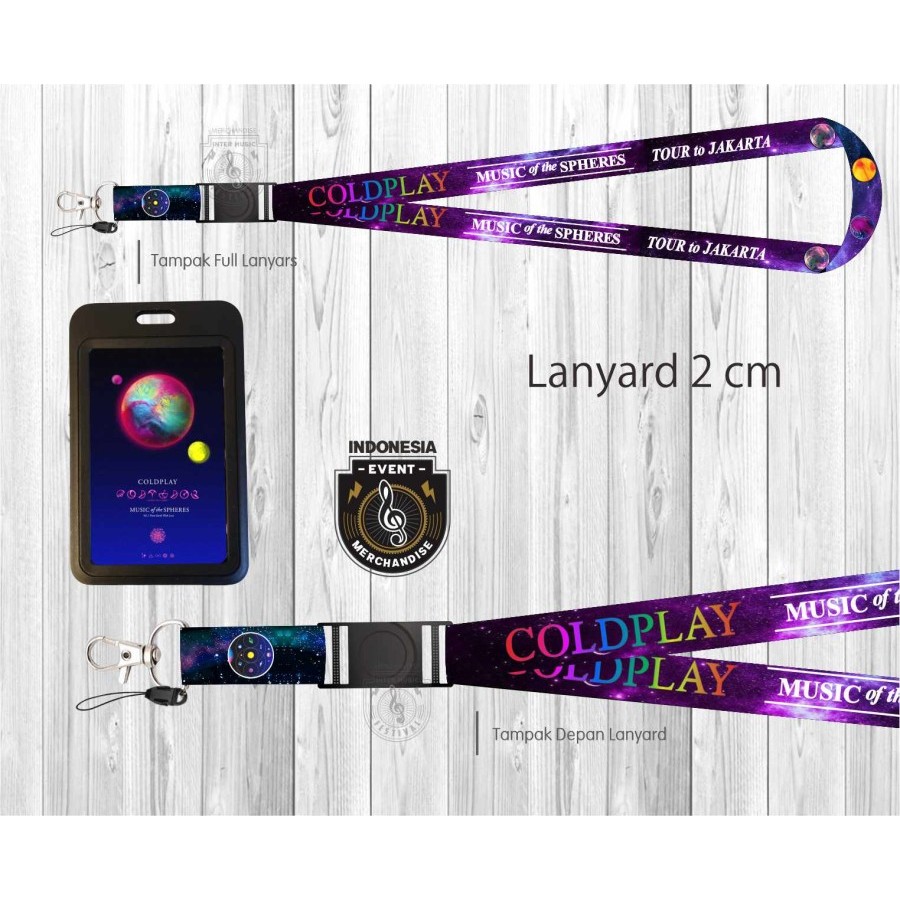 

Tali Lanyard COLDPLAY - COLDPLAY 1