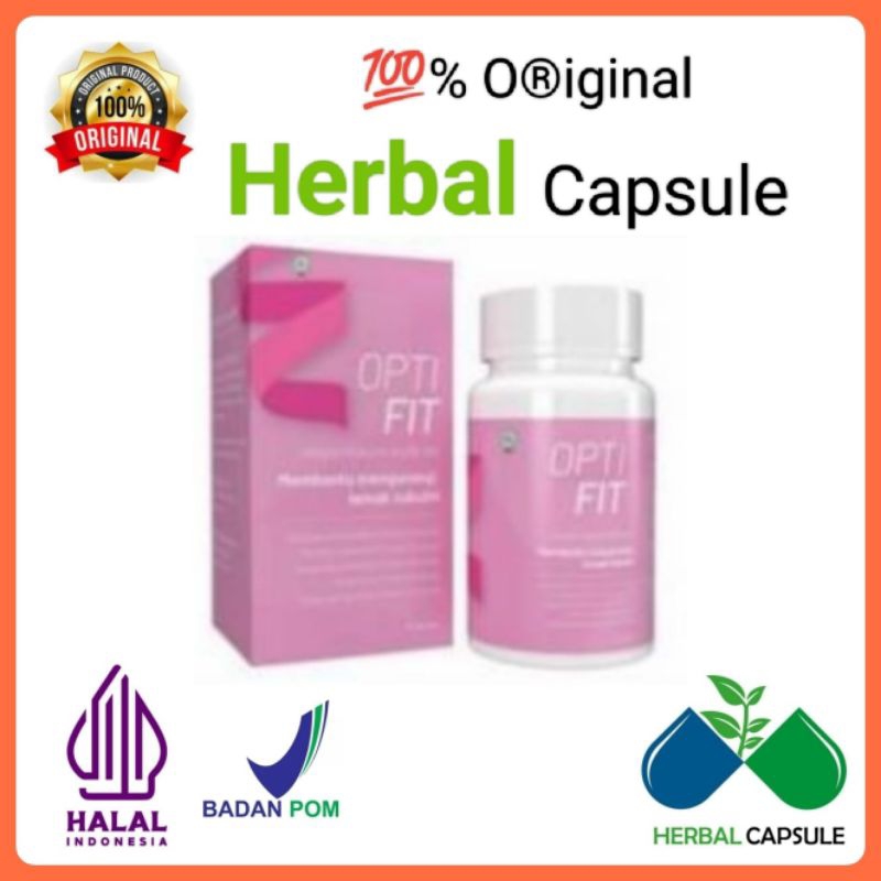 Ready Obat Pelangsing Badan OPTIFIT Opti Fit Herbal Asli Original