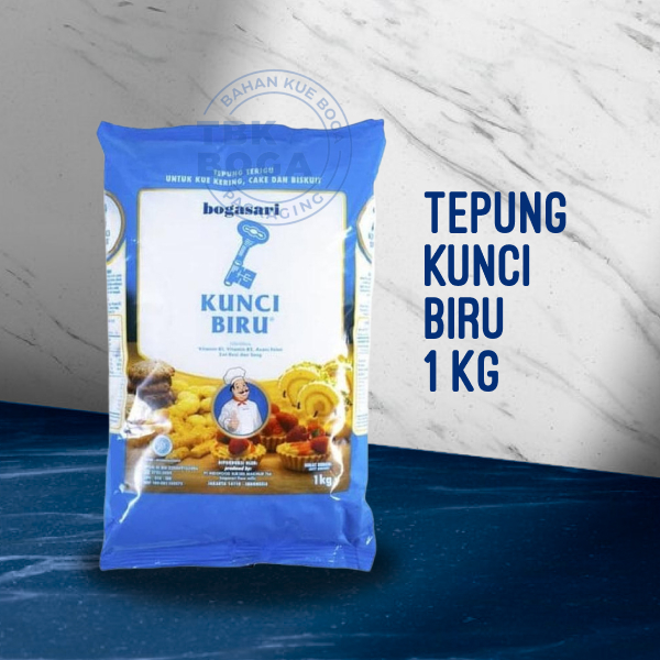 

Tepung Kunci Biru ( 1 kg ) Teriru Gandum Protein Rendah Bogasari