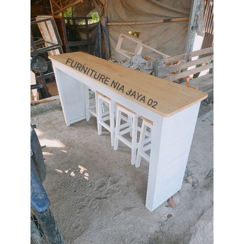 meja bar uk 150x40x90