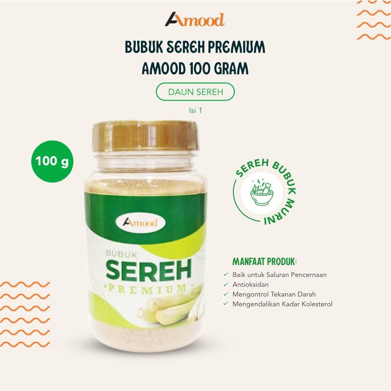 

SEREH BUBUK PREMIUM AmooD Murni 100% Tanpa Pengawet dan Campuran Healthy Foods Isi 100 Gram