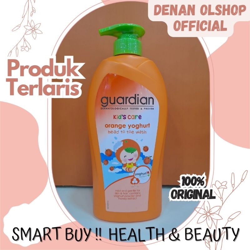 GUARDIAN Kid's Care Head to Toe Body Wash Orange Yoghurt / Sabun Mandi Anak