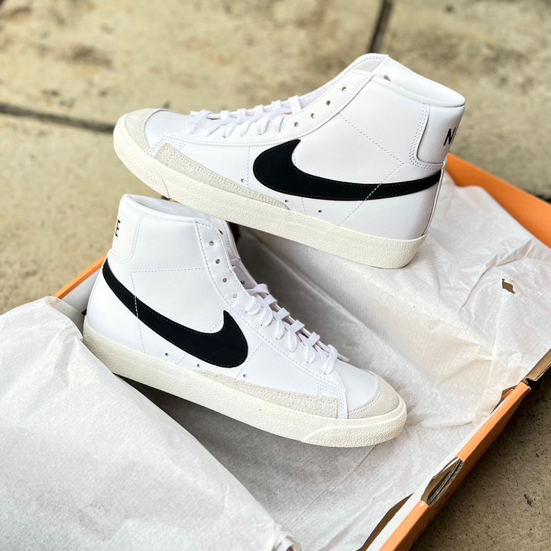NIKE BLAZER MID 77 VINTAGE WHITE BLACK ORIGINAL