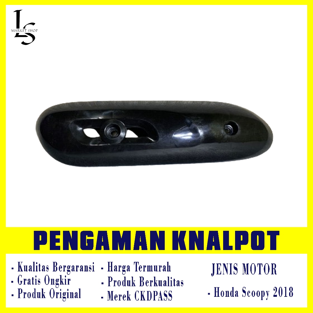 LSMARKETSHOP - Cover Knalpot Scoopy 2018 Cover Kenalpot Scoopy Muffler Knalpot Scoopy Tutup Knalpot 