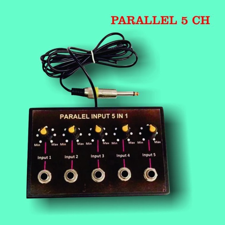 mV input mic 5 chanel parallel
