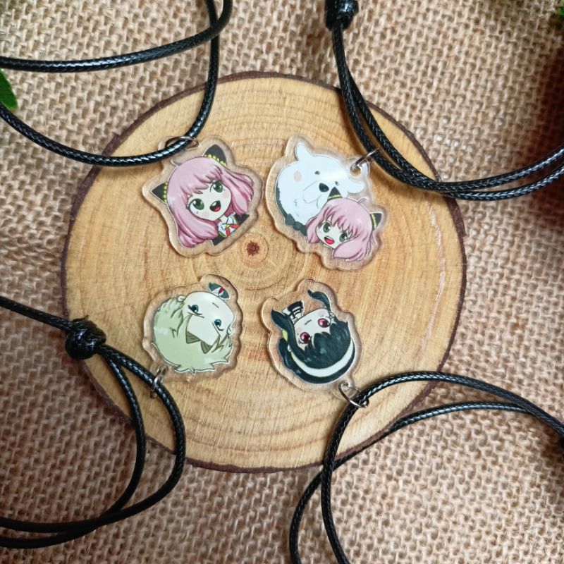 CANDIESHOP - Gelang/Bracelet SPY X Family | Anya Loid Yor Forger | Anime Fanmerch | Gelang Anime