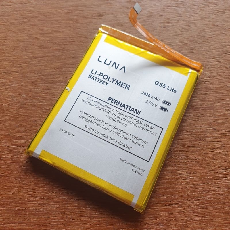 Baterai batre luna g55 lite Xtream Ultima original copotan