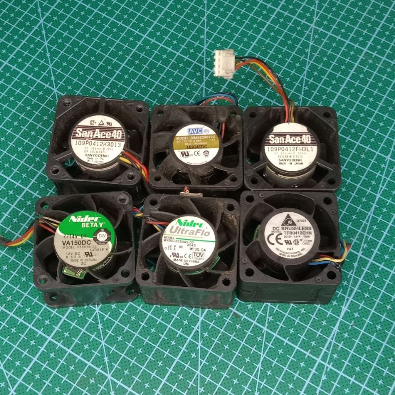 Kipas Dc 12v 4x4cm 0.50-0.70a High Speed