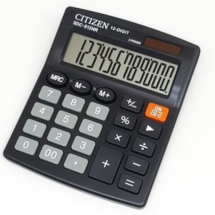 

Serba Murah ORIGINAL Citizen Calculator SDC812NR SDC 812 N R NR Kalkulator Meja 12 DIGIT ASLI CITIZEN