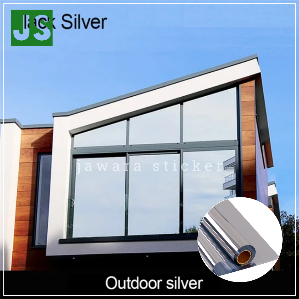 STIKER KACA FILM JENDELA RUMAH TIDAK TEMBUS PANDANG ONE WAY CERMIN RYBEN STICKER KACA ANTI UV