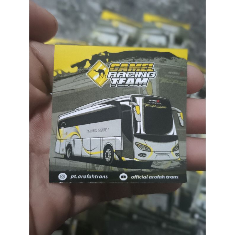 

stiker bus arofah trans 002 asli isi 52 pcs