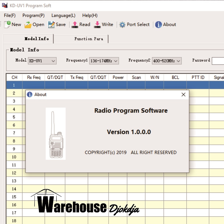 Software Program Handy Talkie WLN KD-UV1