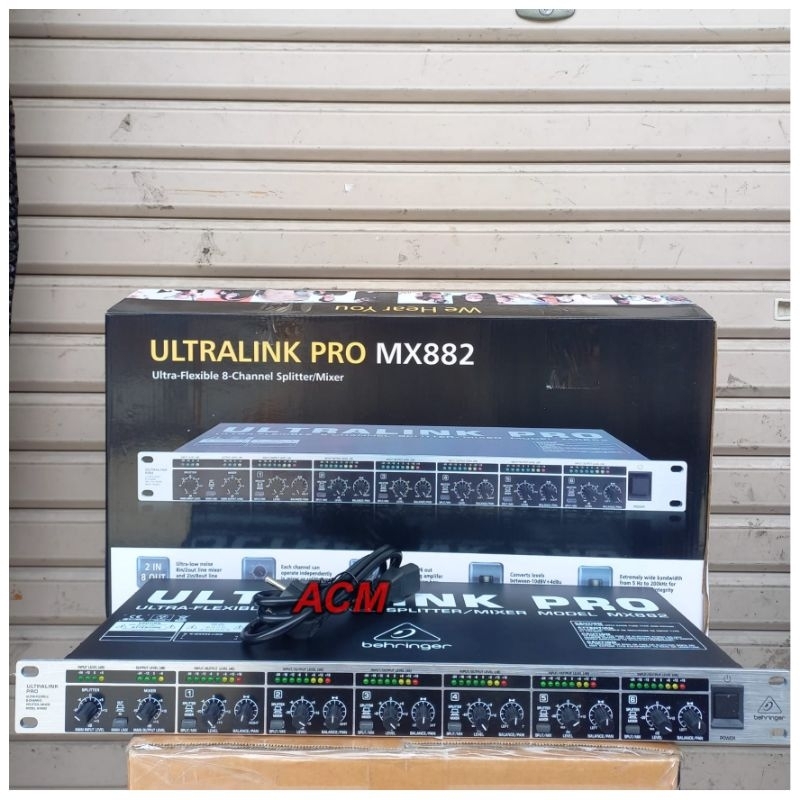 BEHRINGER ULTRALINK PRO MX882 PLITER BEHRINGER MX 882