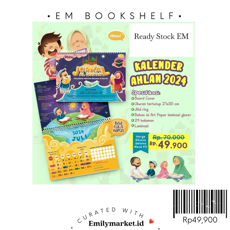 

Kalender anak islami by Ahlan