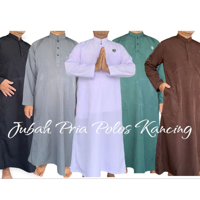 Terbaru 2026 Cowok Baju Peria Distro Kokoh Jubah Premium Ganis Bj Muslim Cwok Koko Panjang Juba Cowo