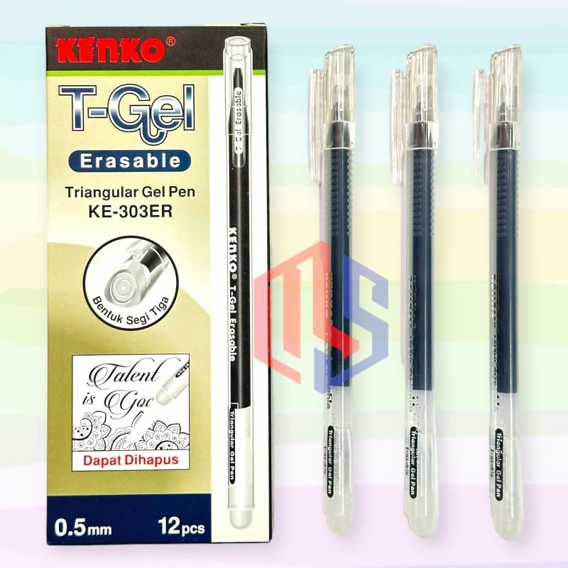 

Pulpen / Ballpoint / Pen Gell T-Gel Kenko KE 303ER (12 Pcs)