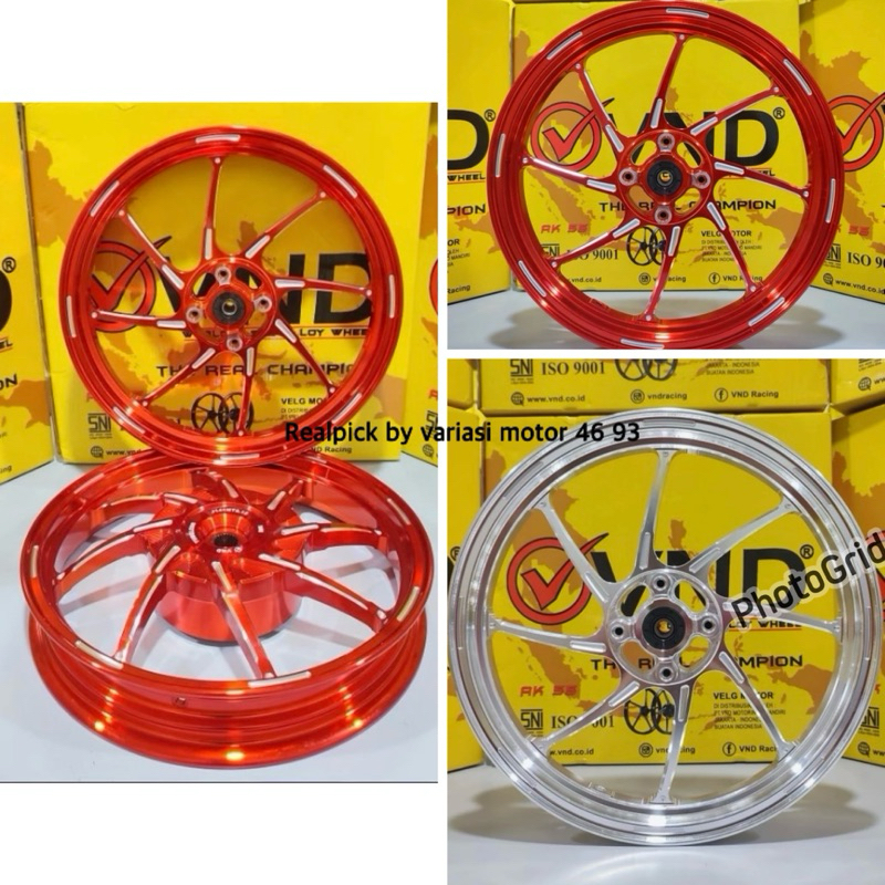 pelek roda Velg VND AK 88 mio m3 / xeon / gt 125 pelek roda vnd racing ak88 mio m3