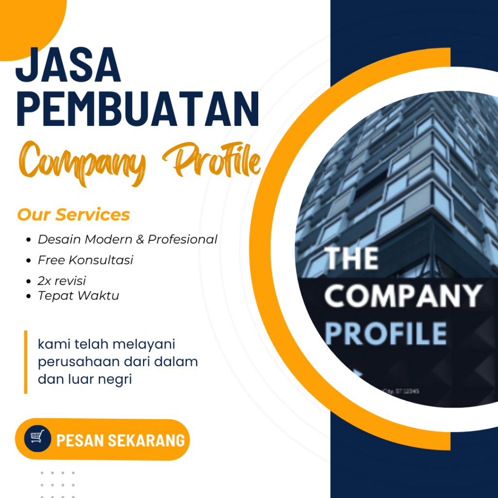 Jasa Pembuatan Company Profile | Catalog Produk | Desain Company Profile Profesional & terpercaya di