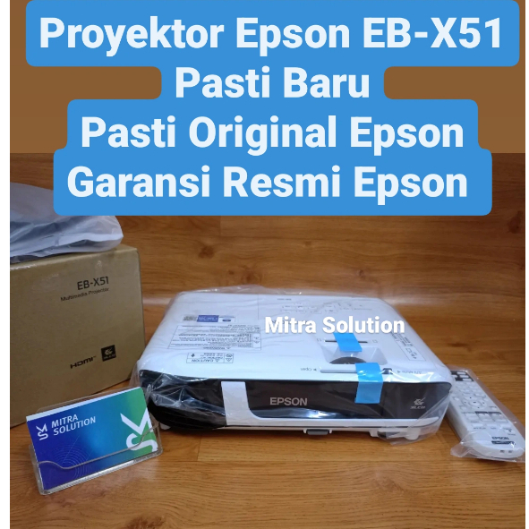 Epson EB-X52 pengganti EB-X51 XGA 3LCD Projector Proyektor Epson EB X51
