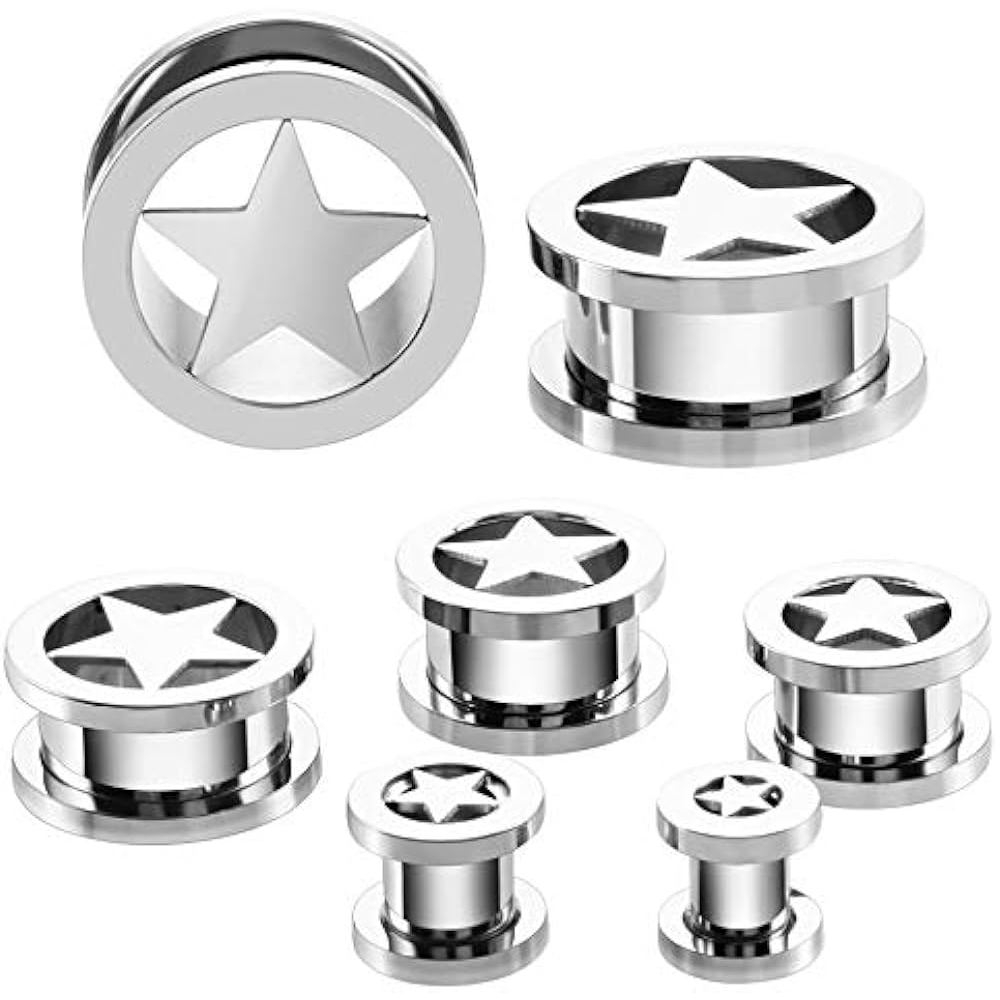 Anting Persing Telinga Titanium/persing plug besi/Persing telinga/piercing plug/expander telinga