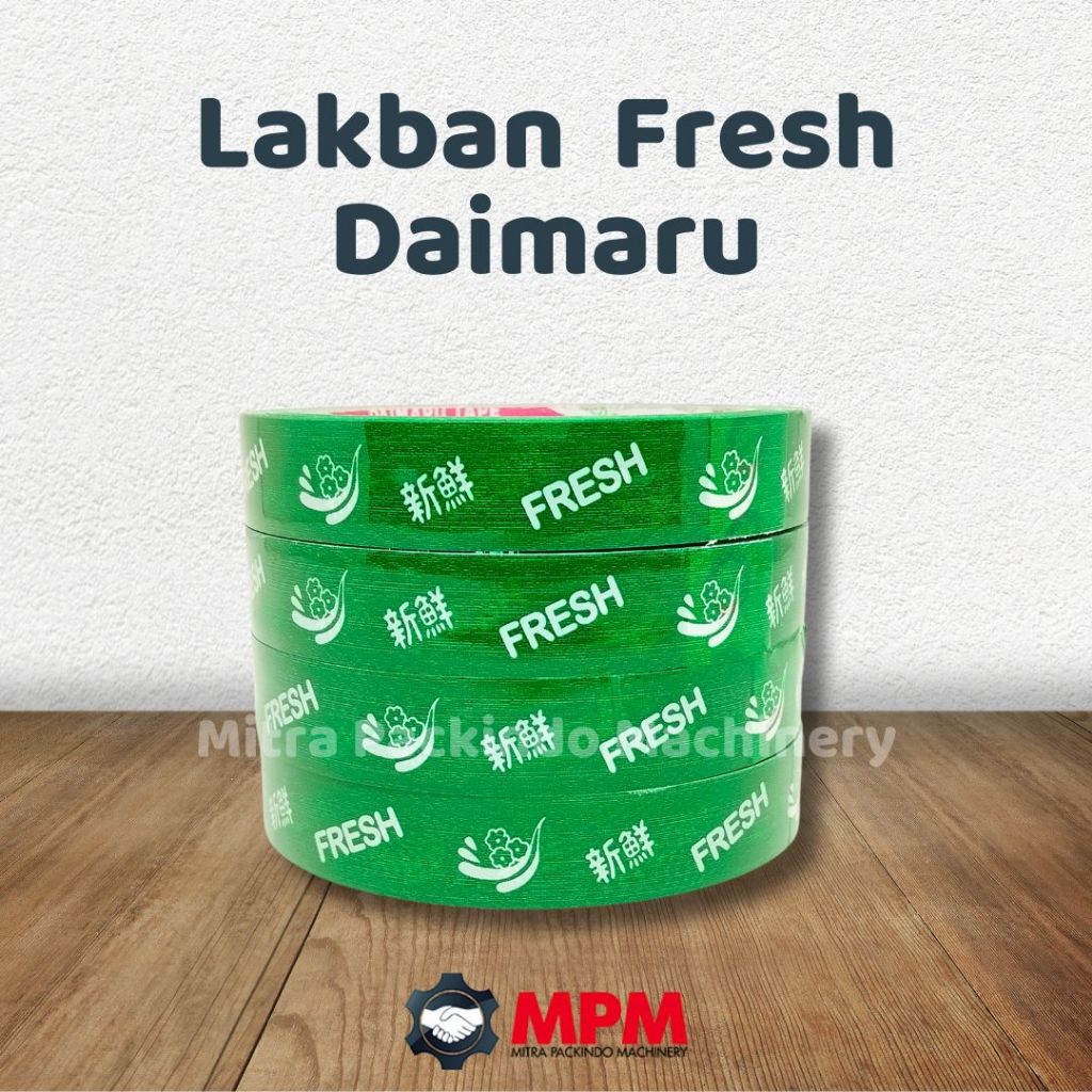 

Lakban Daimaru Sayur Hidroponik Buah Organik Fresh Fuits Vegetables Hijau 50 meter