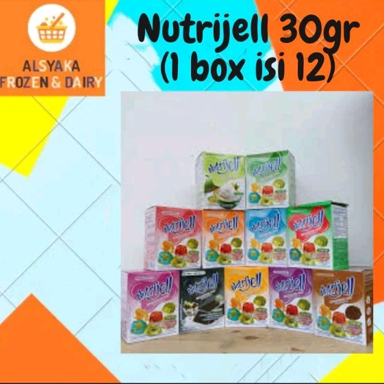 

Nutrijell all Varian 10gr ( 1 box isi 12)