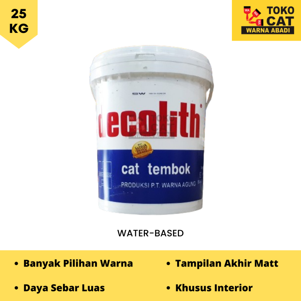 Cat Tembok Interior Decolith 25 Kg