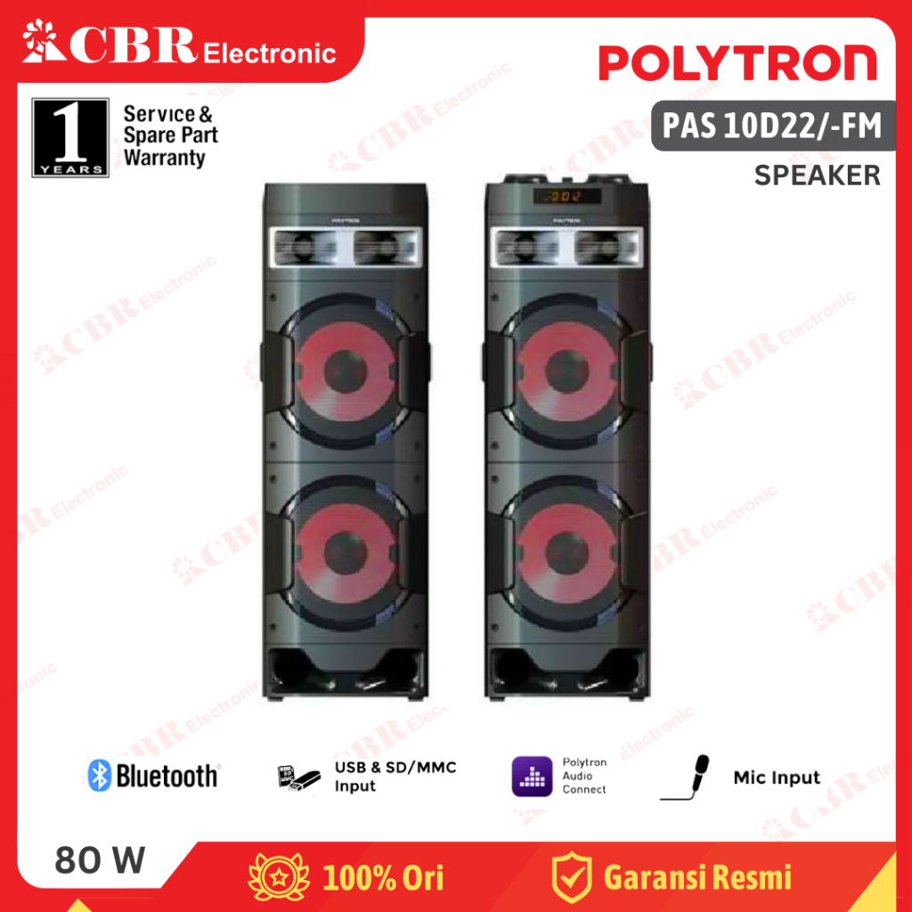 Speaker POLYTRON PAS 10D22/-FM
