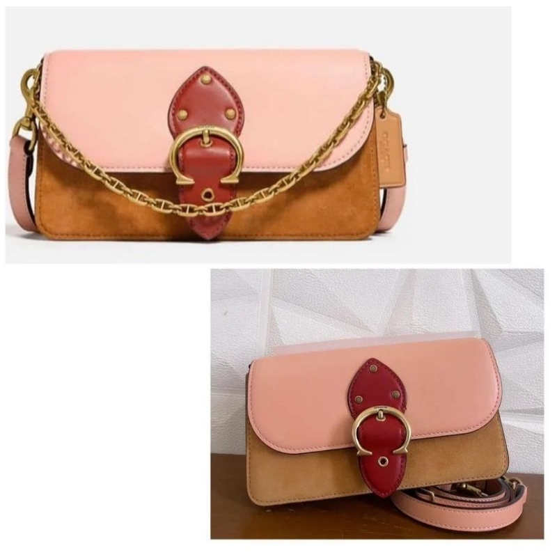 Coach beat clutch colorblock