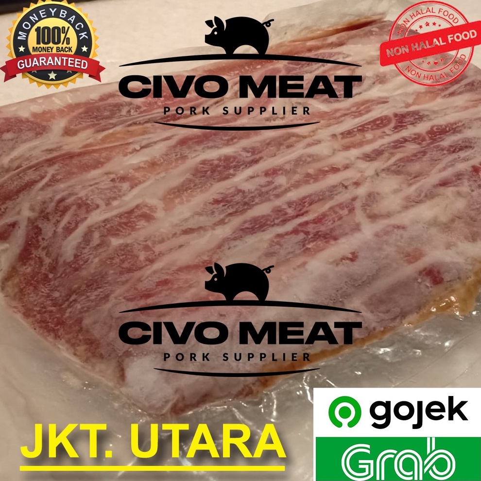 

1212 Flash Sale Streaky Bacon Smoked Bacon siap makan 5gr grosir