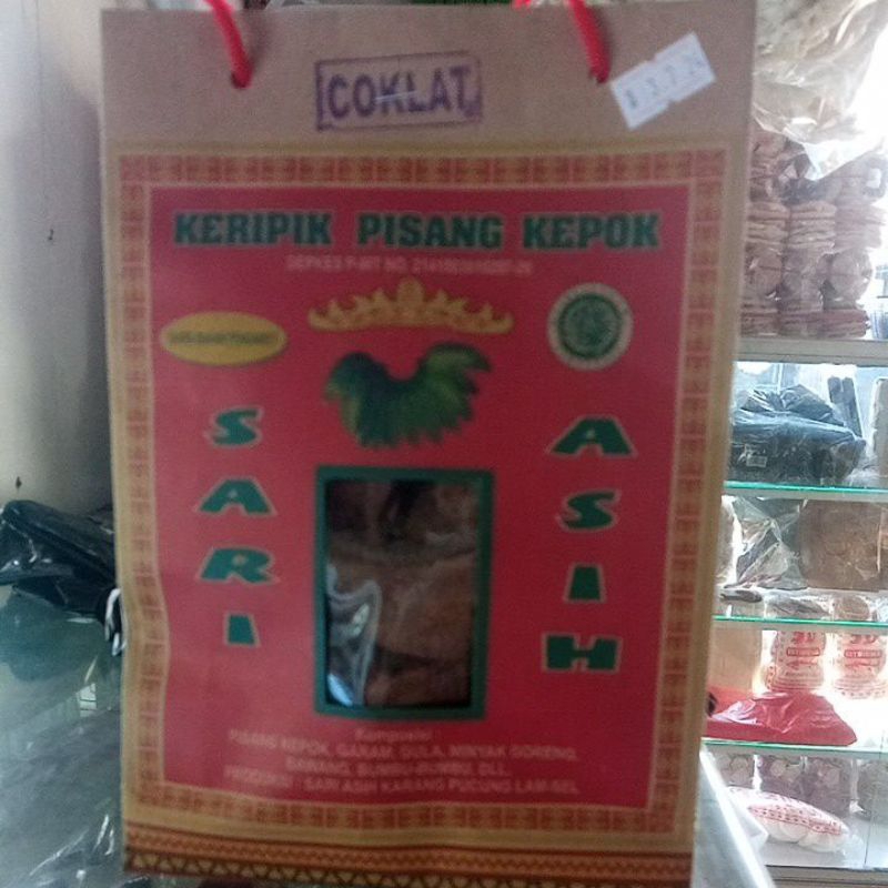 

keripik pisang coklat sari asih