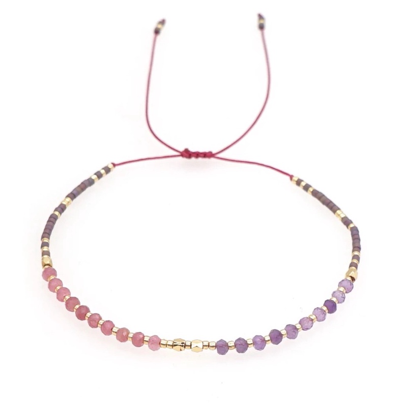 Gelang natural stone miyuki beads buruan