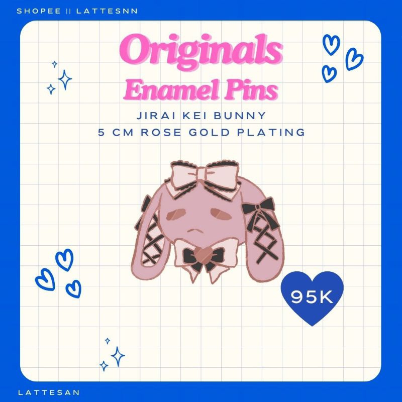Jirai Kei Bunny Pin