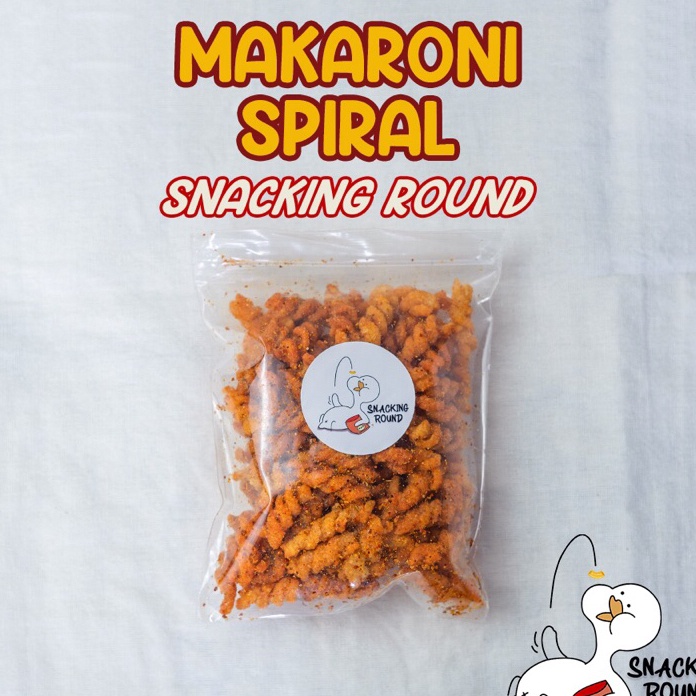 

TIPE UTF627 SNACKING ROUND MACARONI SPIRAL MAKARONI ULIR RENYAH PEDAS ASIN GURIH MAKANAN RINGAN JADUL JADOEL SNACK SPICY