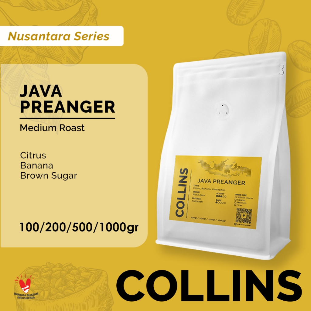

Kopi Arabika Java Preanger 500gr Arabica Coffee Beans ( biji / bubuk )