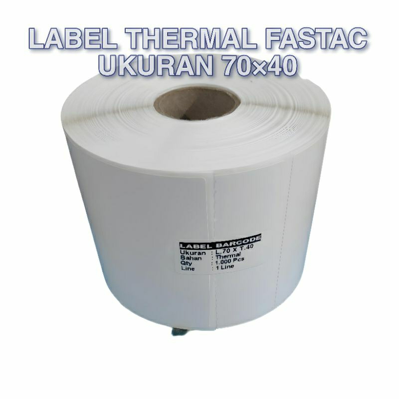 

LABEL ETIKET 70 x 40 BAHAN SEMICOATED