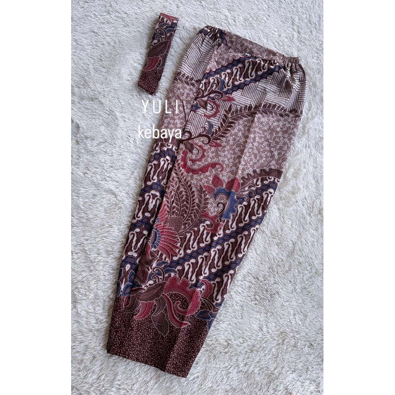 Rok batik Lipat Pramugari , jarik batik hijab wisuda kondangan