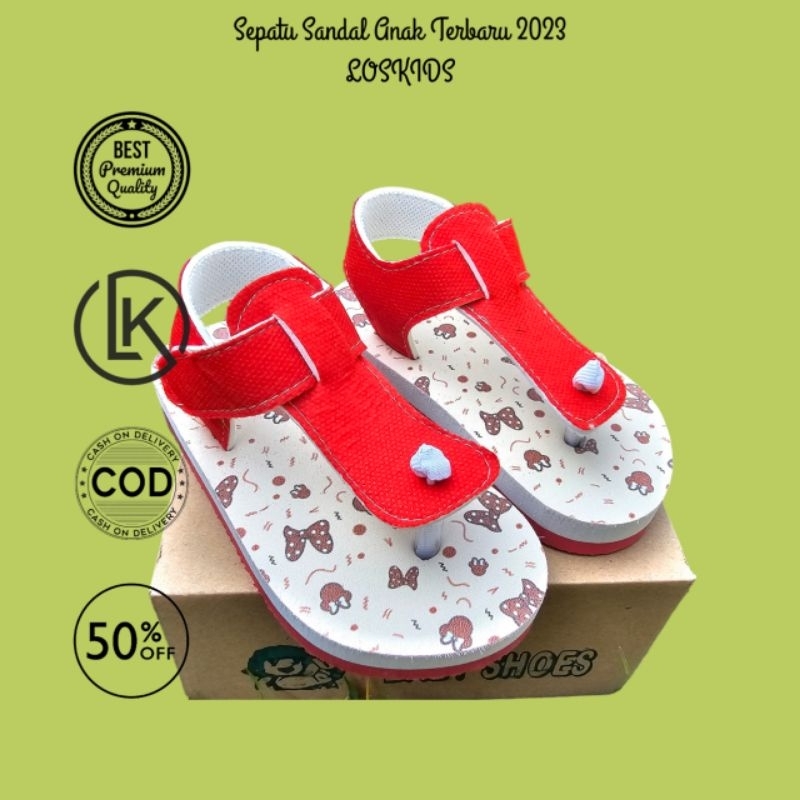 Promo Sandal Anak Perempuan Sandal Selop Model Gunung Motif Full Printing