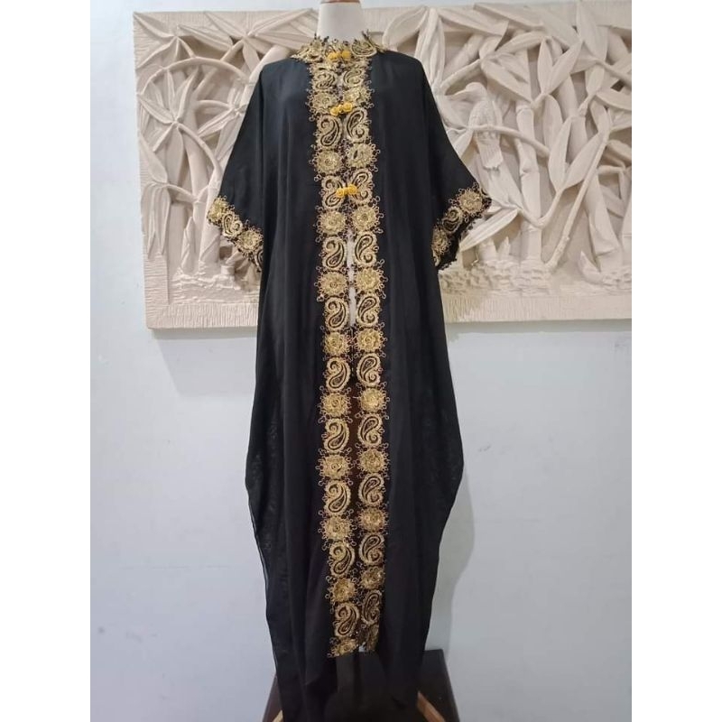 Long Outer Jumbo Full Bordir Renda/ Outer Panjang Pesta Jumbo/ Outer Oversize Cardigan Jumbo Pesta /